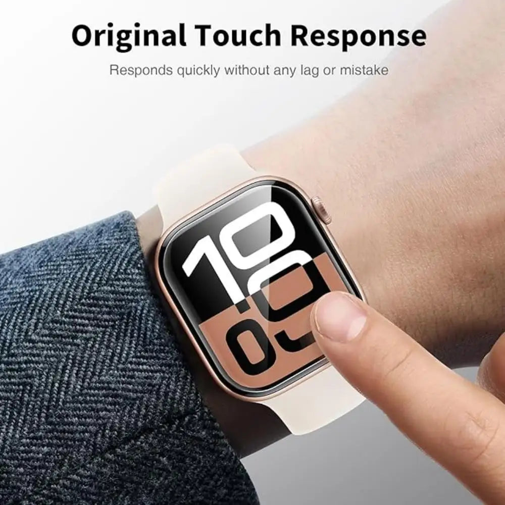 Hydrogel Screen Protector – Full Coverage Film for Apple Watch Series 1-10