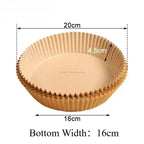Disposable Air Fryer Liners – Non-Stick Parchment Paper for Baking and Roasting