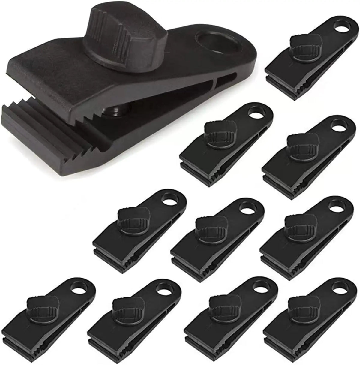 Heavy Duty Tarp Clips – Shark Tent Fasteners for Outdoor Camping and Awnings