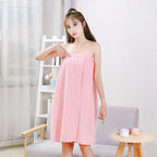 Wearable Bath Towel Wrap – 135x80cm Quick Dry Microfiber for Spa and Gym