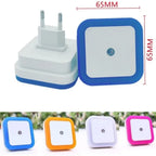 LED Auto Sensor Night Light – Energy Saving Plug-in Lamp for Kids Bedroom