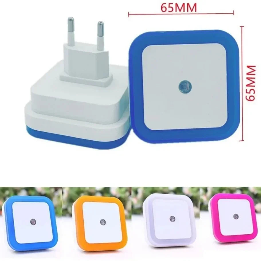 LED Auto Sensor Night Light – Energy Saving Plug-in Lamp for Kids Bedroom