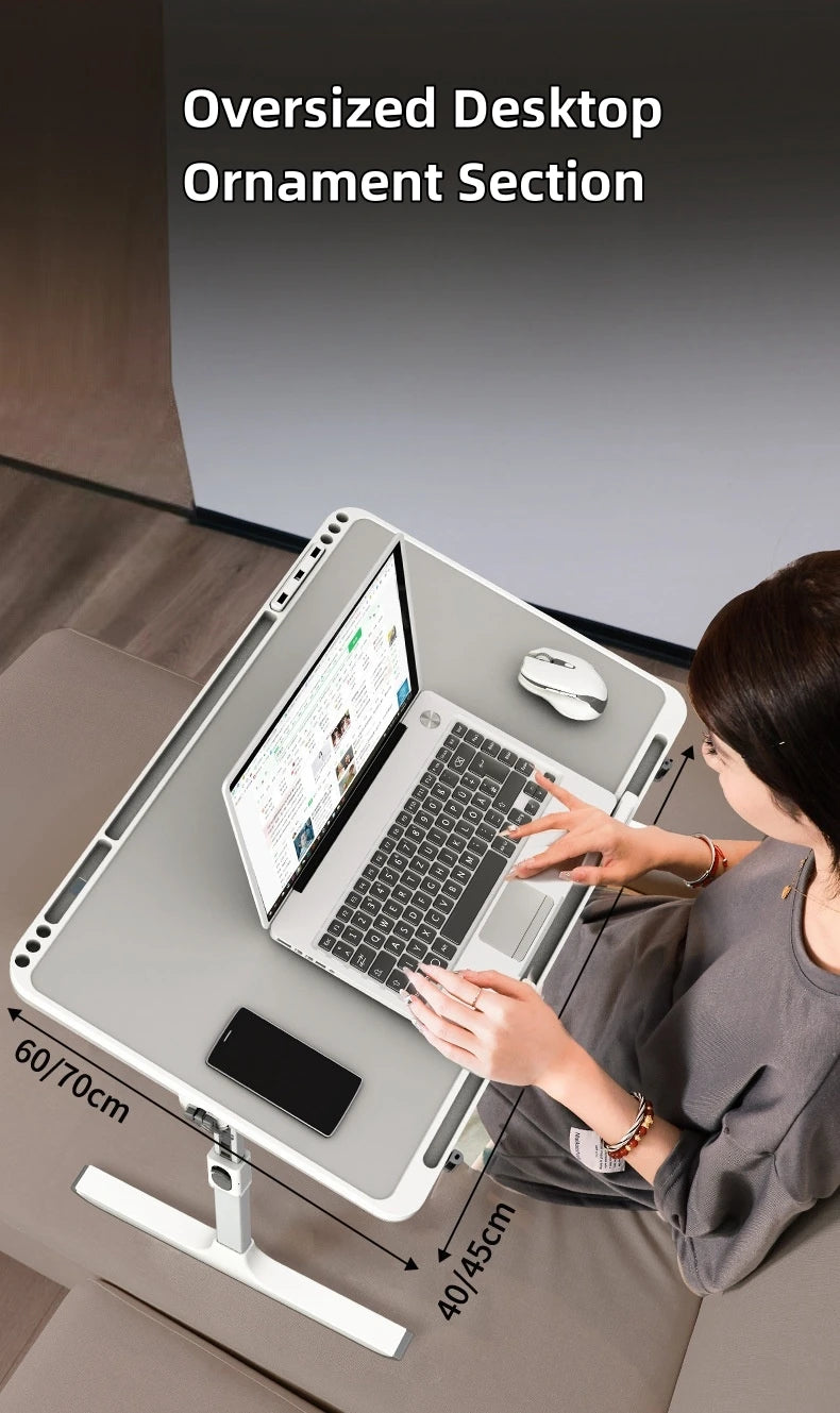 Adjustable Laptop Bed Tray – Portable Folding Desk for Home Office