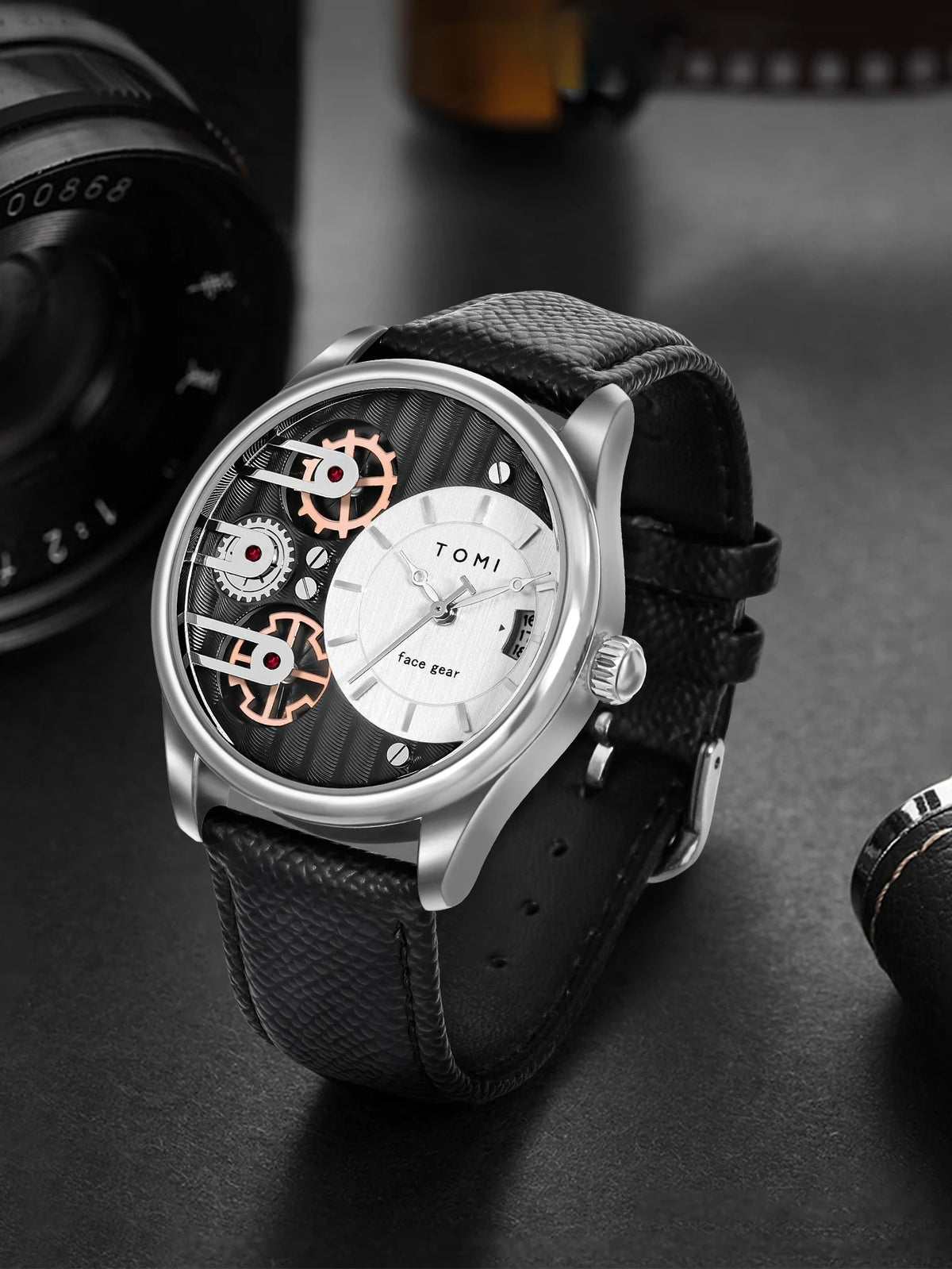 Quartz Men's Wristwatch – Luxury Minimalist Business Gift for Anniversaries
