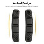 60mm Threaded V-Brake Pads – All-Weather MTB Brake Shoes for Mountain Bikes