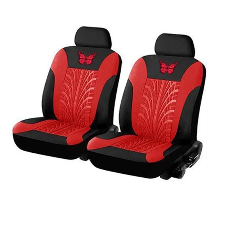 Butterfly Embroidered Car Seat Covers – Universal Auto Interior Accessories