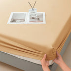 Waterproof Fitted Mattress Protector – Elastic Bed Cover for Home Bedding
