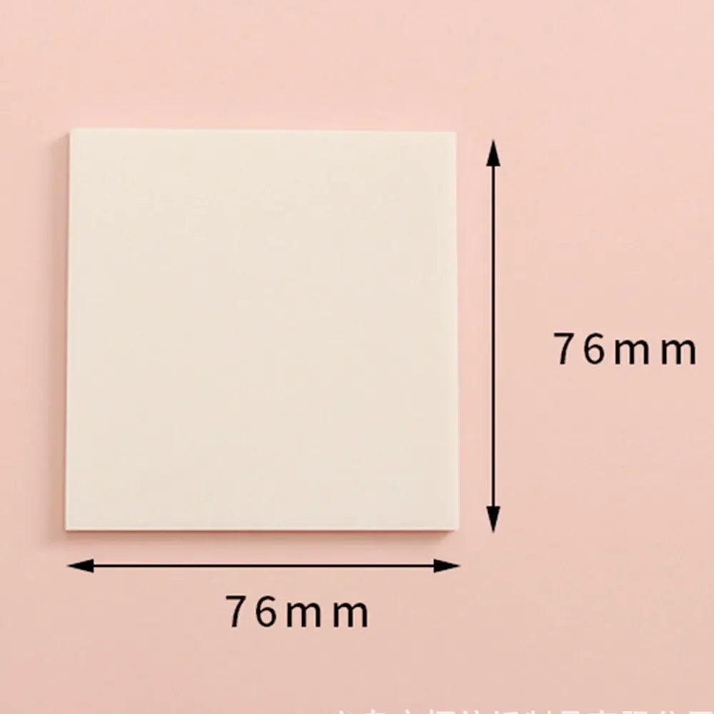 Transparent Sticky Notes – Waterproof Self-Adhesive Memo for Office School