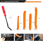 Automotive Plastic Fastener Kit – Bumper and Fender Rivet Retainers for Car Repair