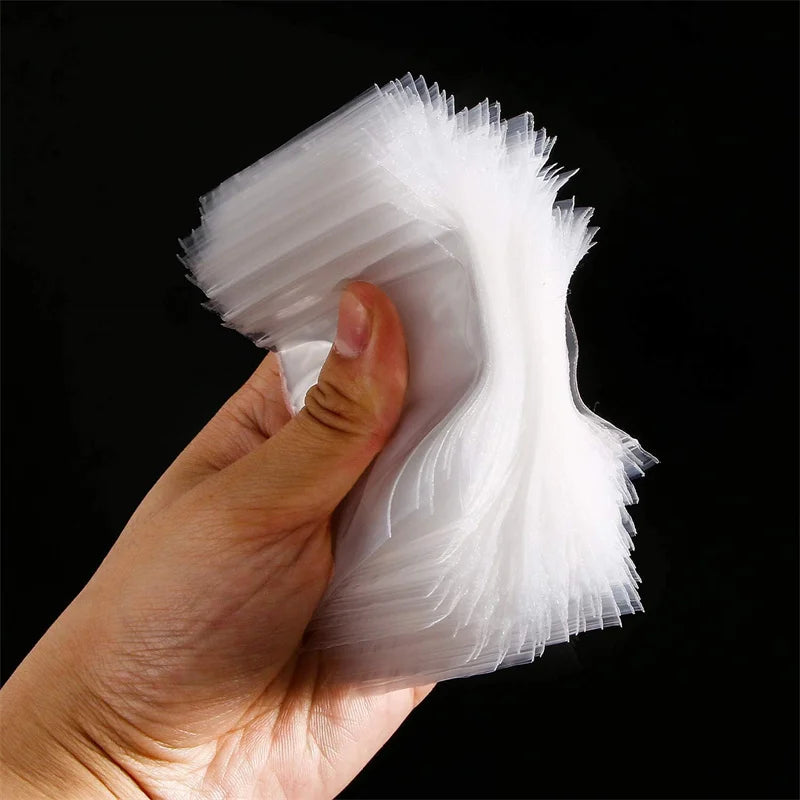 Clear Zip Lock Pouches – Resealable Plastic Bags for Jewelry Packaging
