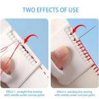 Sewing Guide Template – 3mm Spacing Precision Tool for Embroidery Leathercraft