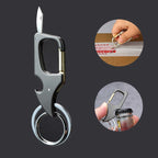 Metal Vernier Caliper Keychain – Miniature Bottle Opener for Car Accessories