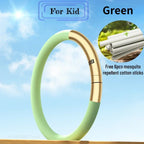 Essential Oil Mosquito Repellent Bracelet – Waterproof Wristband for Outdoor Travel