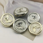 Metal Butterfly Buttons – 18mm and 23mm Enamel Sewing Fasteners for Jackets
