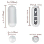 Toilet Seat Buffer Set – Noise Reduction Pads for Bathroom Maintenance