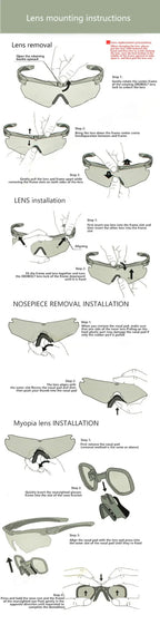 Tactical Shooting Goggles – 3 Interchangeable Lens Set for Airsoft and Outdoor