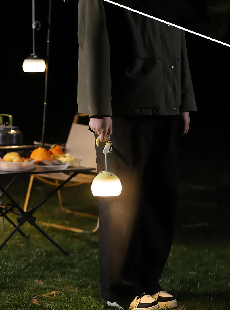 Portable Retro LED Camping Light – Waterproof Hanging Lamp for Outdoor Emergencies