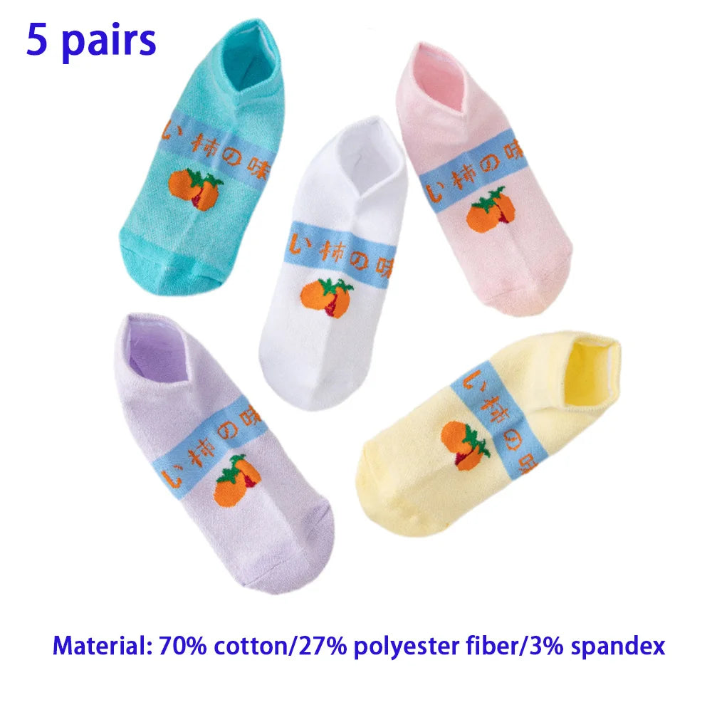 Breathable Cotton Ankle Socks – Mesh Sports Footwear for Summer Casual Wear
