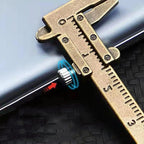 Metal Vernier Caliper Keychain – Miniature Bottle Opener for Car Accessories
