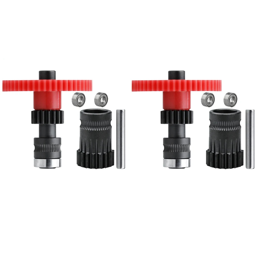 Hardened Steel Extruder Gear Kit – Nickel-Plated for 3D Printer Direct Drive