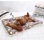 Thickened Flannel Dog Bed Mat – Soft Warm Pet Blanket for Winter Sleeping