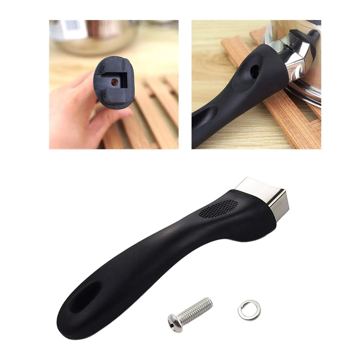 Bakelite Pot Handle – Long Replacement Grip for Kitchen Cookware