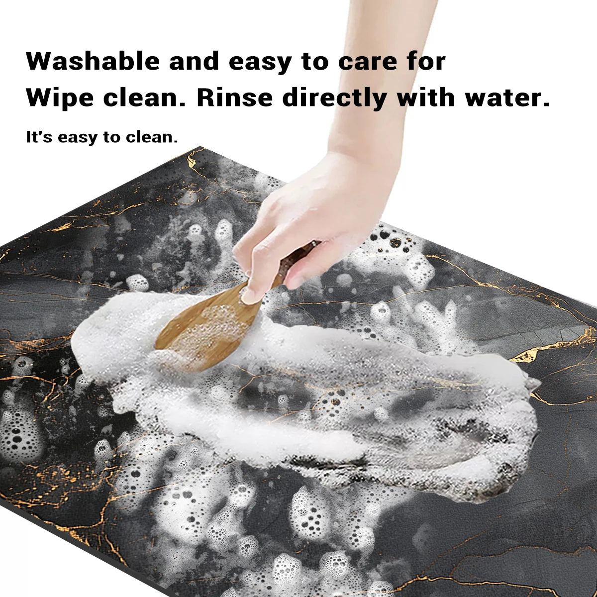 Absorbent Bath Mat – Non-Slip Quick Dry Rug for Bathroom and Shower