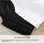 Breathable Chest Binder Vest – Side Buckle Compression Top for Cosplay
