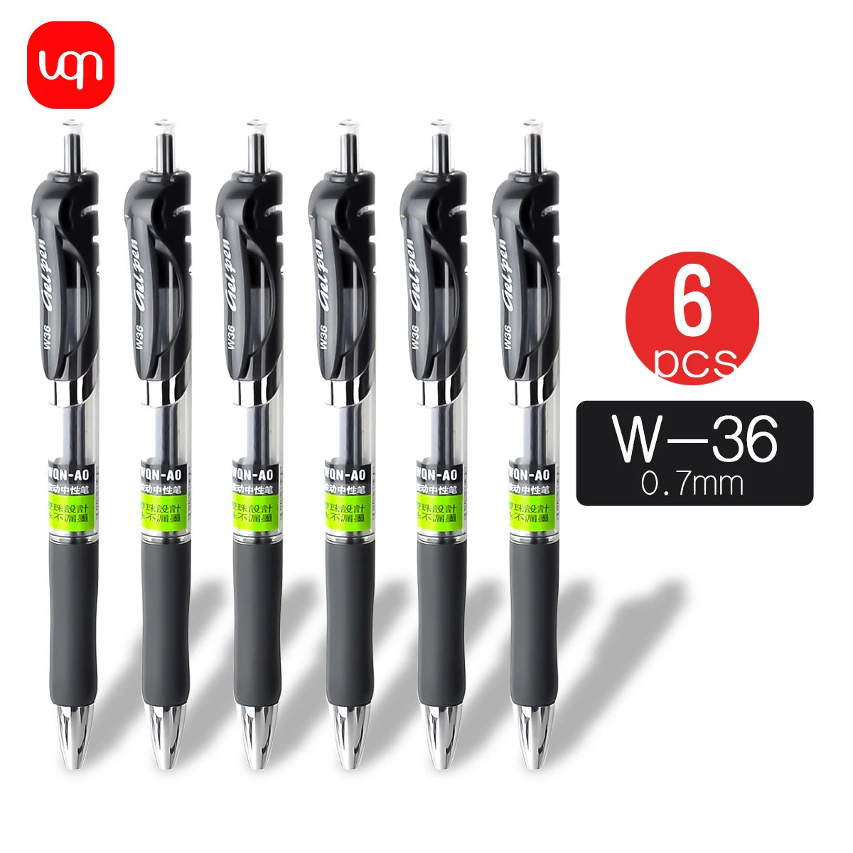 Quick Dry Gel Pens – 0.7mm Smooth Black Ink for School and Office Stationery