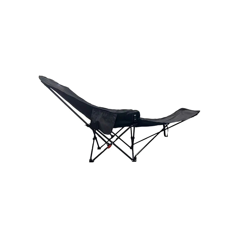 Portable Folding Camping Chair – Reclining Outdoor Seat with Leg Support
