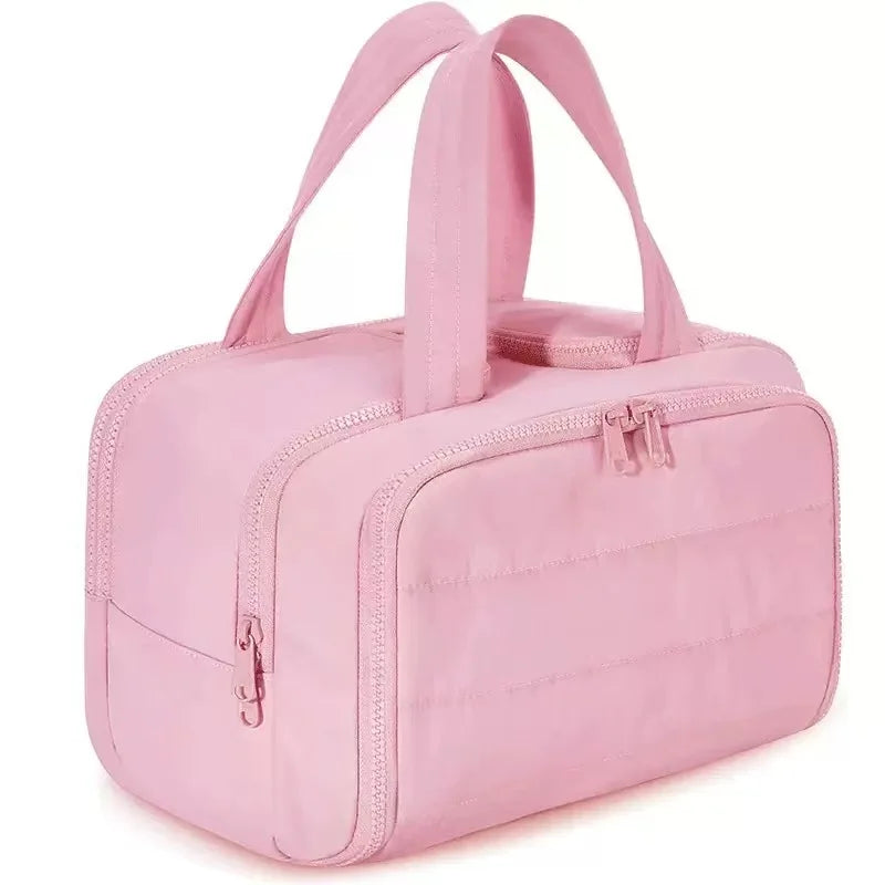 Portable Travel Makeup Bag – Large Capacity Organizer for Cosmetic Storage