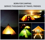 Portable LED Camping Lamp – Waterproof Dual-Mode Light for Outdoor Hiking