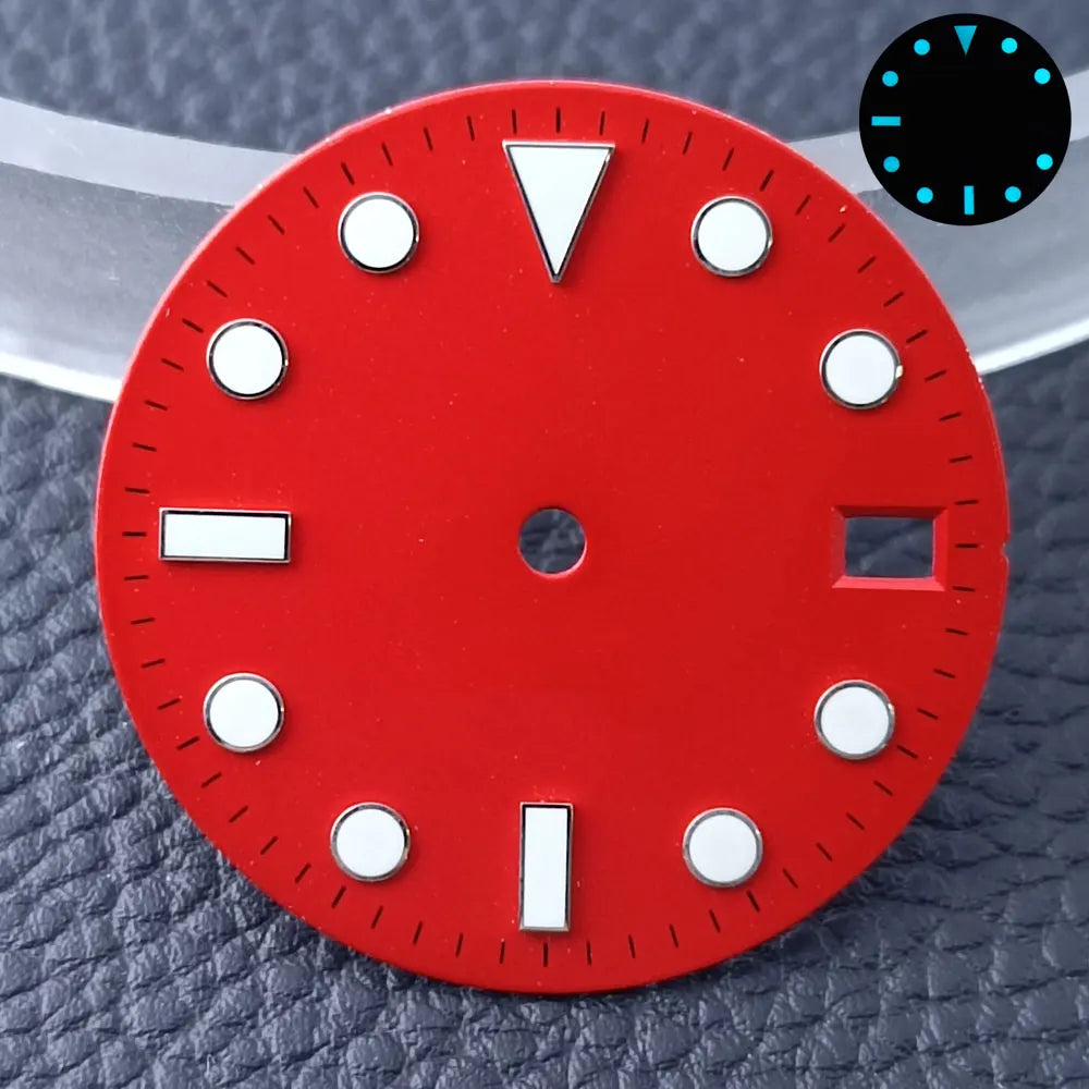 Custom GMT Watch Dial – 28.5mm Single Calendar for NH34 NH35 Movements