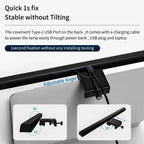 Dimmable LED Monitor Light Bar – Adjustable Desk Lamp for Reading and Study