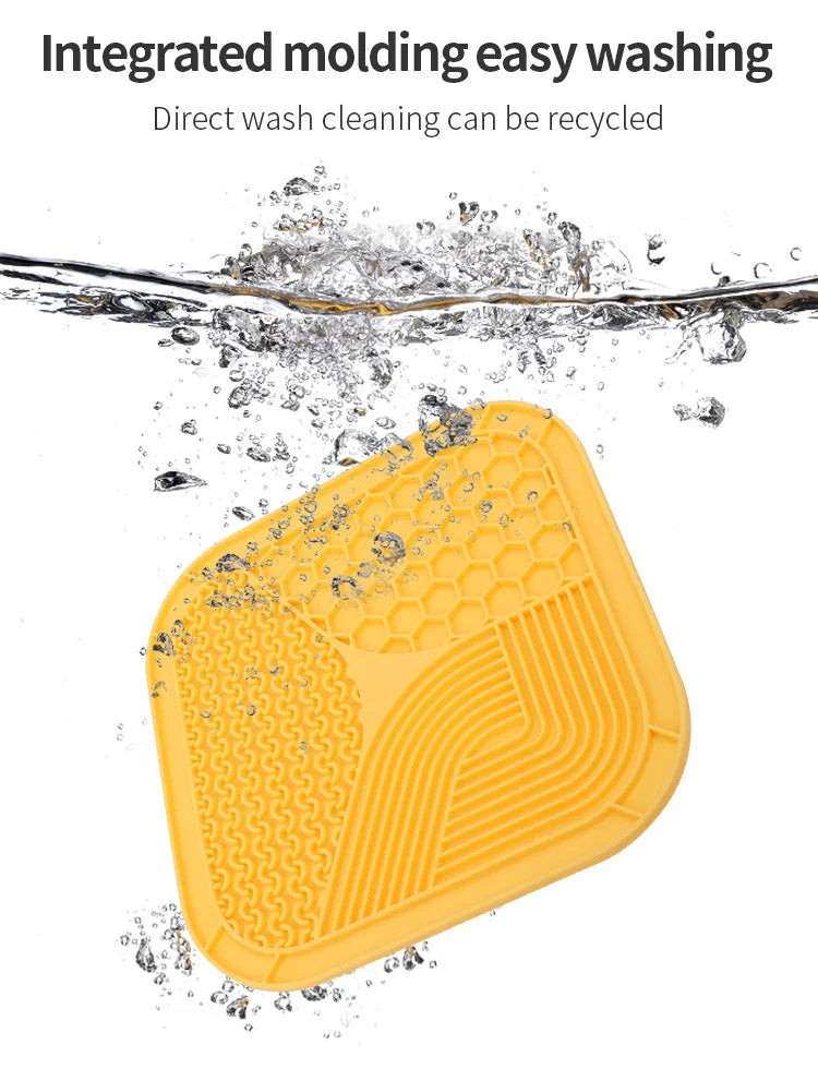 Silicone Slow Feeder Mat – Anti-Choking Pet Licking Bowl for Bath and Grooming