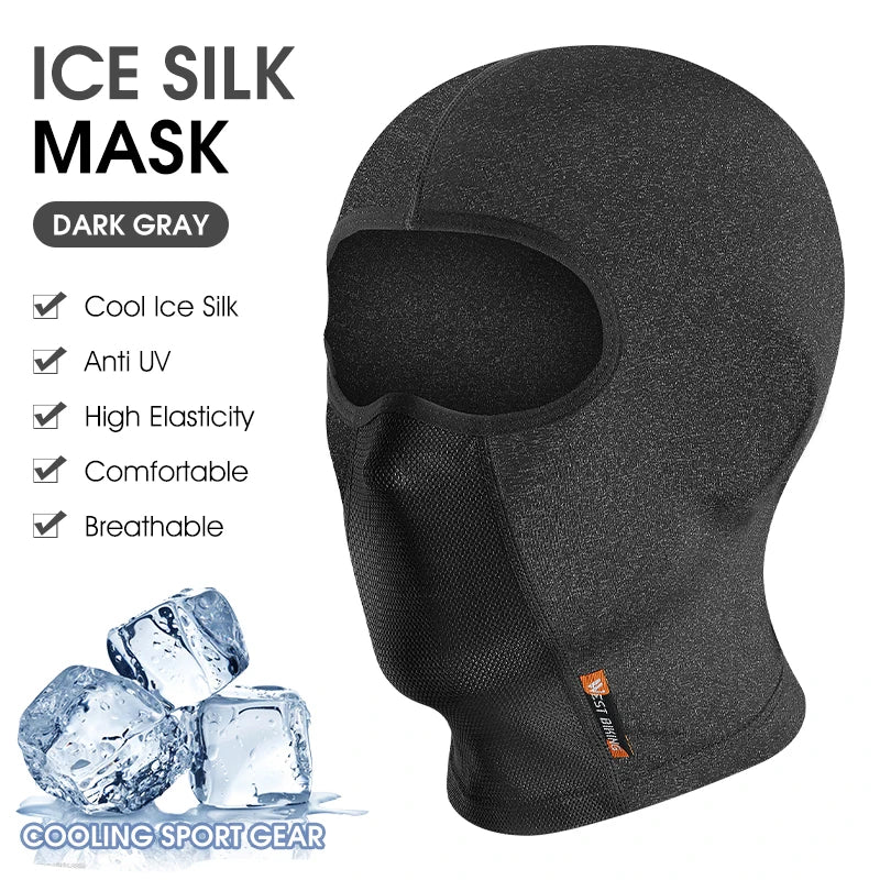 Summer Cooling Balaclava – UV Protection Face Mask for Cycling and Sports