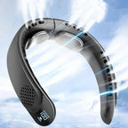 Portable Neck Fan – Rechargeable Turbine Design for Outdoor Summer Cooling