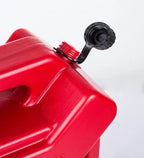 5L Plastic Fuel Canister – Lockable Backup Tank for Motorcycle SUV Storage