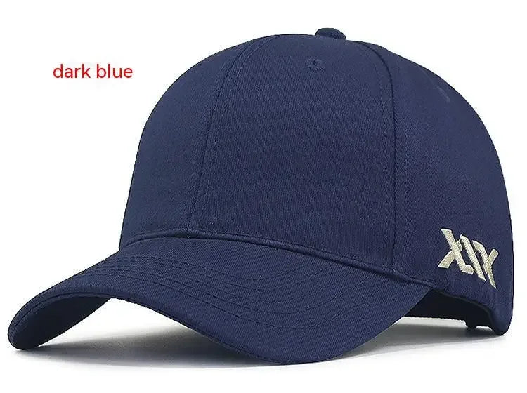 Oversized Cotton Baseball Cap – Adjustable Large Fit for Men and Women