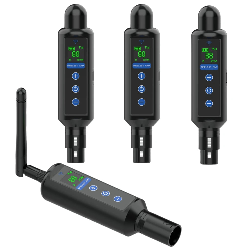 Wireless DMX Transceiver – 2.4G Lighting Controller for Stage and DJ Events