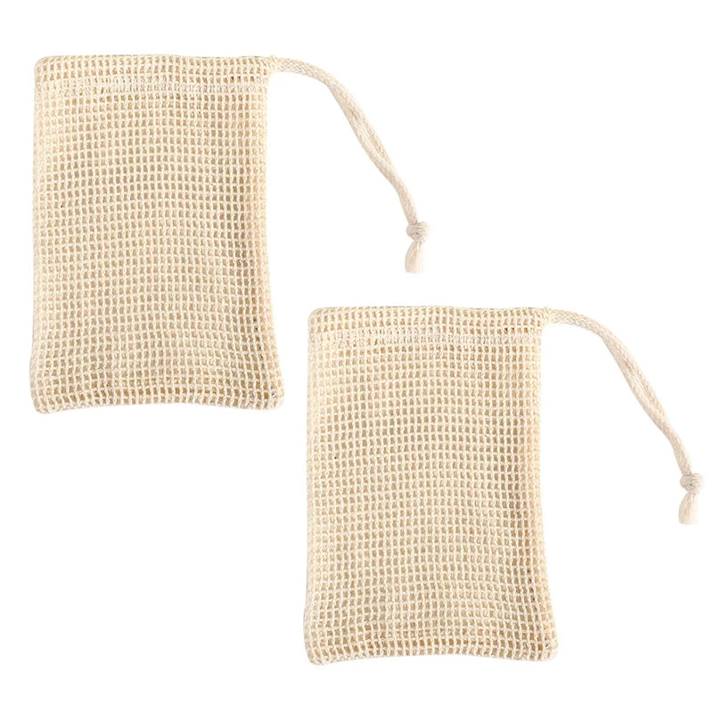 Mesh Soap Saver Bag – Reusable Exfoliating Pouch for Shower and Travel