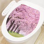 Decorative Toilet Seat Decal – Underwater Sea Shell Art for Bathroom Decor