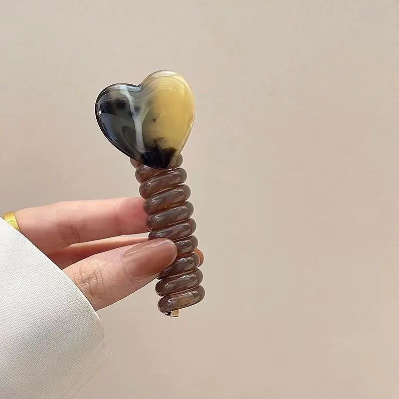 Bubble Braid Headband – Phone Cord Hair Coil for Ponytail Styling