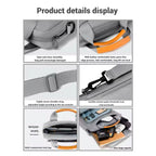 Tablet Crossbody Handbag – Protective Storage Case for 9.7-13 Inch Tablets