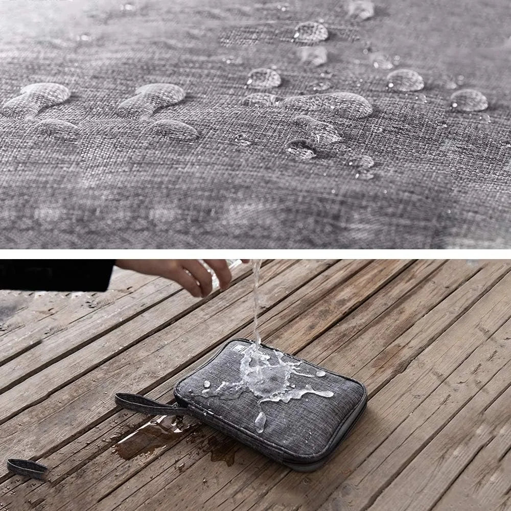 Waterproof Electronics Organizer – Travel Carrying Pouch for Tech Accessories