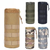 Tactical Hydration Carrier – Adjustable Nylon Water Bottle Pouch for Hiking