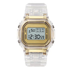 Transparent Digital Sport Wristwatch – Unisex Timepiece for Kids and Adults