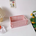 Foldable Storage Crate – Collapsible Organizer for Toys and Desk Supplies