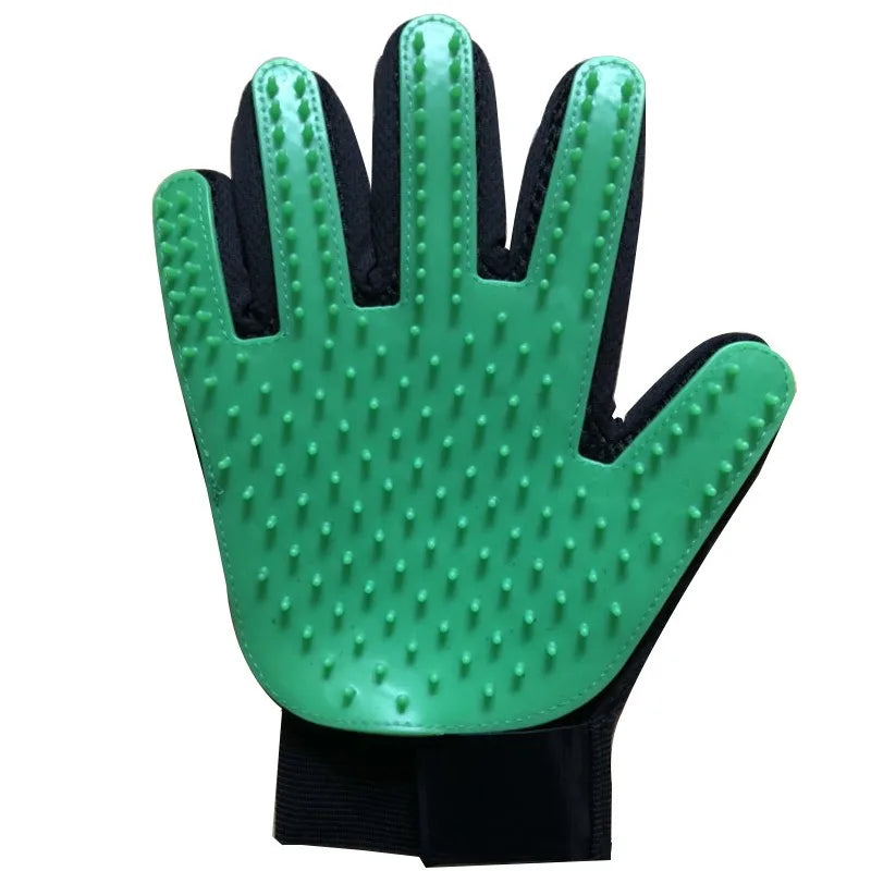 Rubber Grooming Gloves – Pet Hair Remover Brush for Dog and Cat Bathing