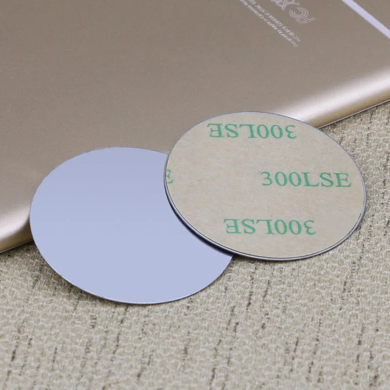 Universal Metal Magnetic Plate – Iron Disk Sticker for Car Phone Holders